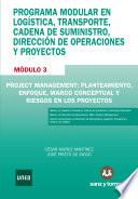 Programa modular en logística, transporte, cadena de suministro, dirección de operaciones y proyectos