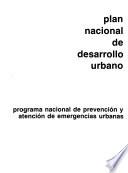 Programa nacional de prevención y atención de emergencias urbanas