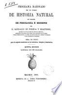 Programa razonado de un curso de historia natural con principios de fisiología e higiene