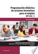 Programación didáctica de acciones formativas para el empleo