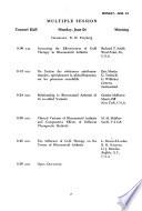 Programme [of The] Ninth International Congress on Rheumatic Diseases [held] Under the Auspices of La Ligue Internationale Contre Le Rhumatisme