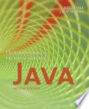 Programming and Problem Solving with Java