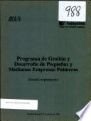 Prograna De Gestion Y Desarrollo De Pequenas Y Medianas Empresas Palmeras