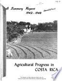 Progress in agriculture in Costa Rica