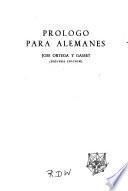 Prólogo para alemanes
