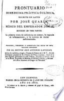 Prontuario de medicina práctica ó clínica