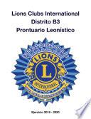 Prontuario Distrital 2019 -2020