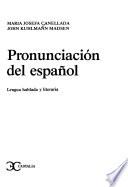 Pronunciación del español