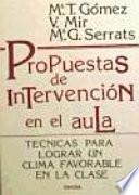 Propuestas de intervención en el aula