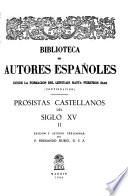 Prosistas castellanos del siglo XV.