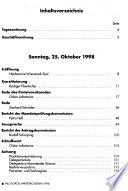 Protokoll der Verhandlungen und Anträge