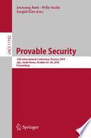 Provable Security