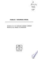 Proyecto de ley de sociedades anónimas laborales