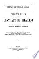 Proyecto de ley sobre contrato de trabajo