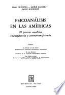 Psicoanálisis en las Américas