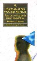 Psicoanalisis y salud mental