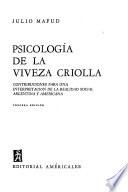 Psicología de la viveza criolla