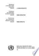Publicaciones de la Organizacion Mundial de la Salud, 1973-1977: Bibliografia