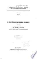 Publicaciones del Instituto Nacional del Profesorado Secundario en Buenos Aires