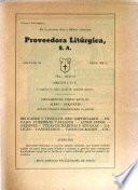 Publicado por la Obra Nacional de la Buena Prensa bajo la dirección de los PP. José A. Romero y Juan Alvarez Mejía