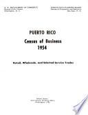 Puerto Rico Census of Business, 1954