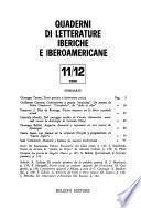 Quaderni di letterature iberiche e iberoamericane