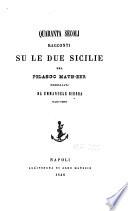 Quaranta secoli racconti su le Due Sicilie del Pelasgo Matn-Eer