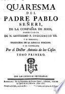Quaresma del Padre ---.