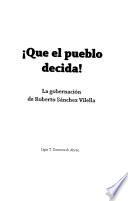 Que el pueblo decida!