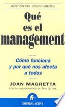 Qué es el management