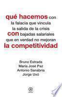 Qué hacemos con la competitividad