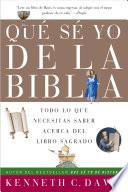 Que Se Yo de la Biblia