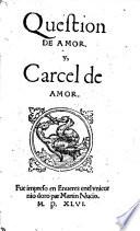 Question de amor y carcel de amor