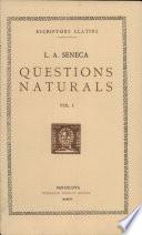 Qüestions naturals, vol. I: llibres I-II