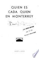 Quién es cada quién en Monterrey