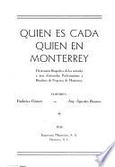 Quién es cada quién en Monterrey
