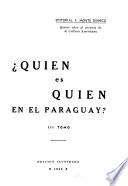 Quién es quién en el Paraguay?