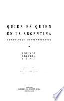 Quien es quien en la Argentina