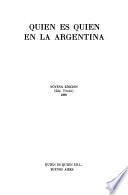 Quien es quien en la Argentina