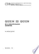 Quién es quién en la bibliotecología argentina