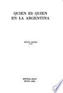 Quién s quién en la Argentina