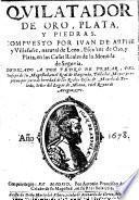 Quilatador de oro, plata y piedras