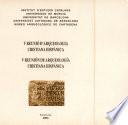 Quinta Reunión de Arqueologia Cristiana Hispánica