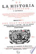 QVINTA PARTE DE LA HISTORIA PONTIFICAL Y CATHOLICA