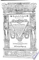 Raphaelis Fvlgosii Commentariorvm in D. Iustiniani Codicem Index locupletissimus, res uocesque, insigniores, quae utroque Tomo sparsim continentur, ueluti digito indicans