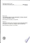 Rapport Du Groupe de Travail de la FAO Sur L'évaluation Des Petits Pélagiques Au Large de L'Afrique Nord-occidentale