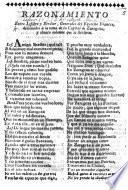 Razonamiento entre Lefebre y Berdier, Generales del Exército Frances, destinados à la toma de ... Zaragoza, y chasco solemne que se llevaron. [In verse.]