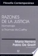 Razones de la Justicia. Homenaje a Thomas Mccarthy