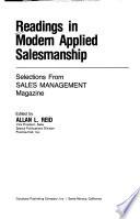 Readings in Modern Applied Salesmanship