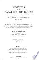 Readings on the Paradiso of Dante: Text, translation and commentary: canto XVI-XXXIII. Index